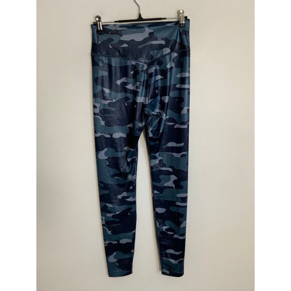Nike One Blue Camo Leggings Mid-Rise Lightweight Full‎ Length NWOT Size small - Picture 4 of 5